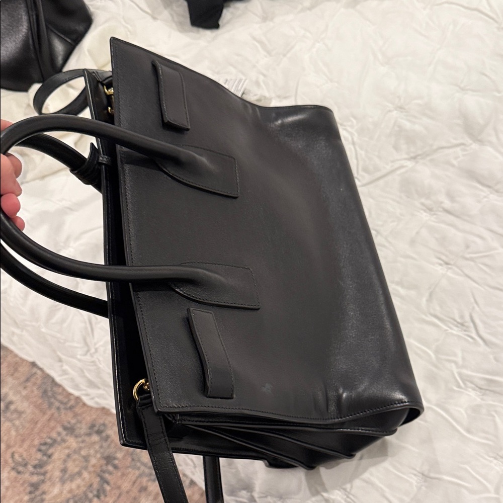 Saint Laurent Black Satchel Bag - Picture 4 of 7